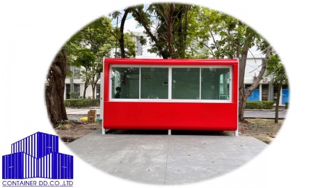 สร้างร้านตู้คอนเทนเนอร์เป็นร้านอาหาร